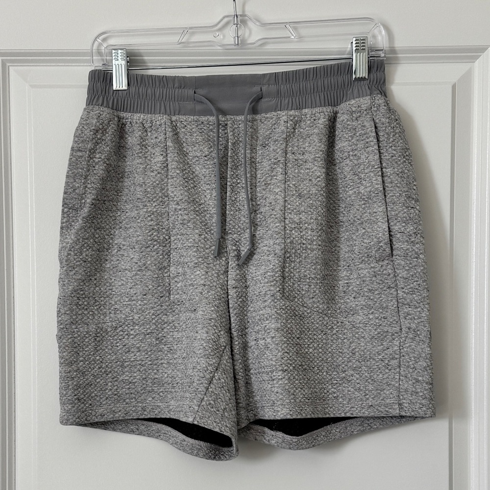 Lululemon Textured Double-Knit Cotton Short 7”